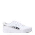 Championes de Mujer Puma Carina 3.0 Metallic Whisper Blanco - Plata