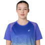 Polo Running Road Fade SS Top Mujer Cobalt Burst/illuminate Green