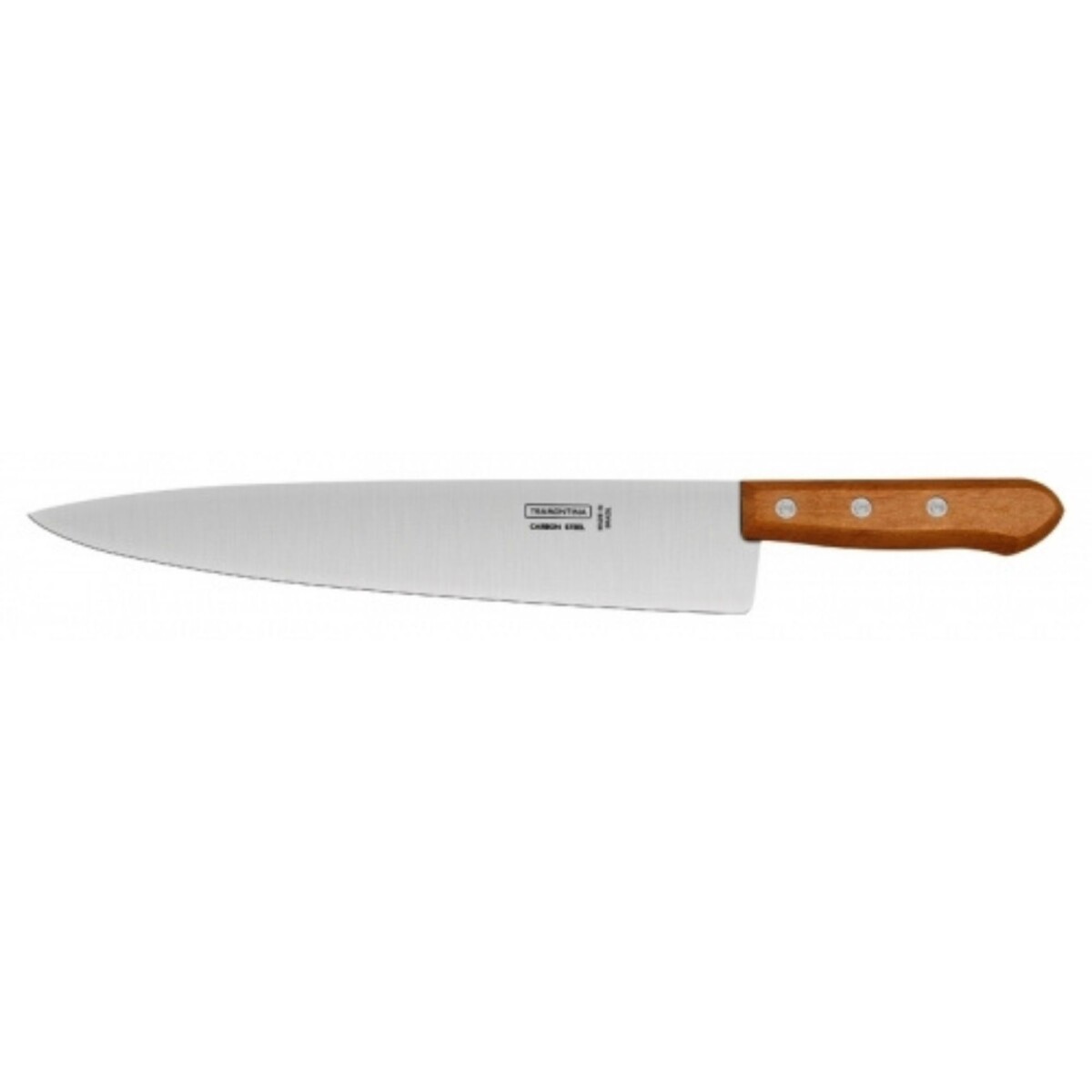 Cuchillo de Cocina 12" Acero al Carbono Mango de Madera | Tramontina 22950/002 