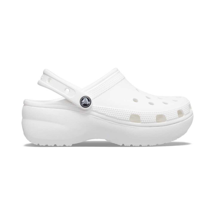 Classic Platform Clog - Mujer White