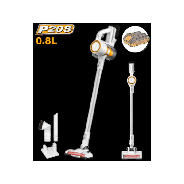 ASPIRADORA CICLONICA 0.8L A BATERIA 9KPA P20S BATERIA 20V SIN BAT SIN CARG INGCO ASPIRADORA CICLONICA 0.8L A BATERIA 9KPA P20S BATERIA 20V SIN BAT SIN CARG INGCO