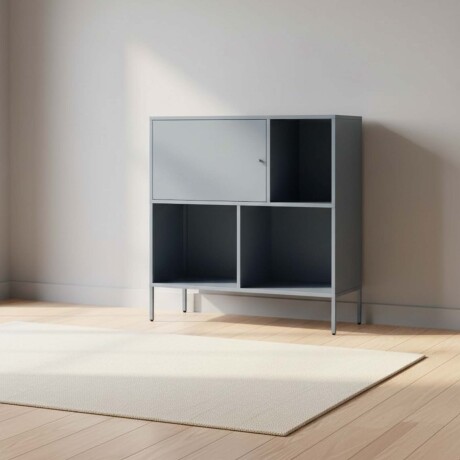 APARADOR 1P 3E METAL AZUL OLIVIA