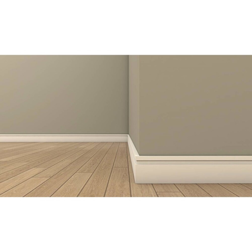 ZOCALO EN PVC BLANCO 15mm - 0.10X2.40ml. Zocalo En Pvc Blanco 15mm - 0.10x2.40ml.