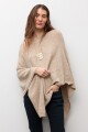 Capa tejida beige melange