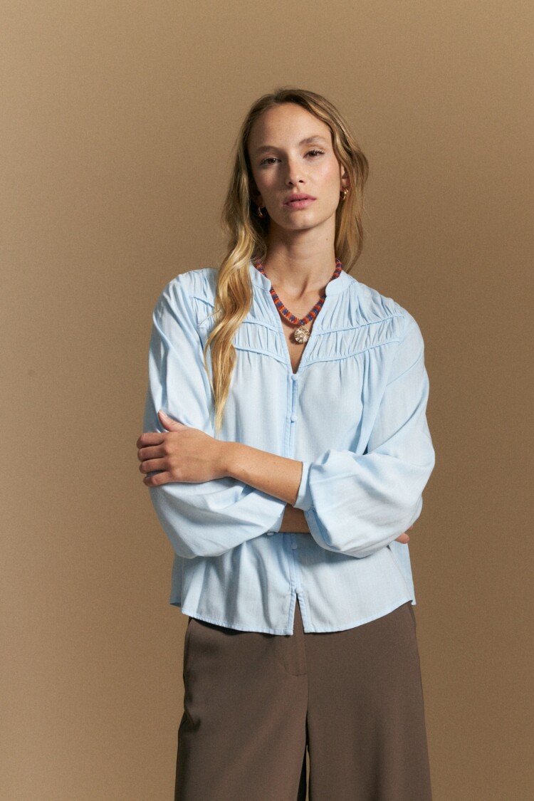 CAMISA LILO Celeste