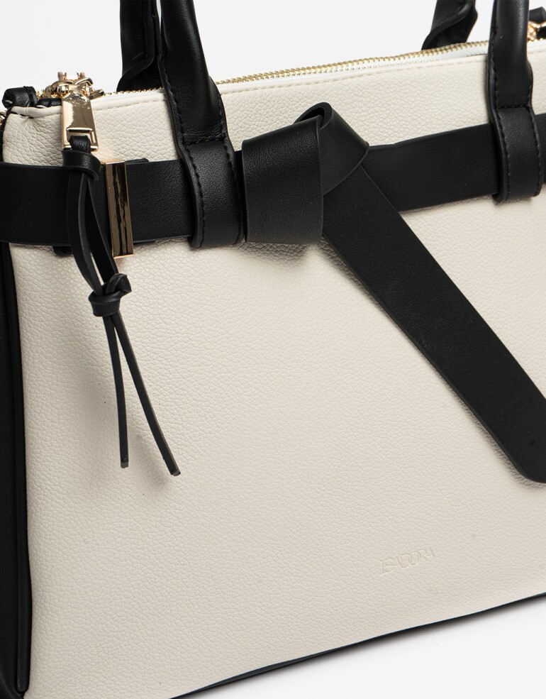 City Cartera Formato City - Combinacion Bicolor