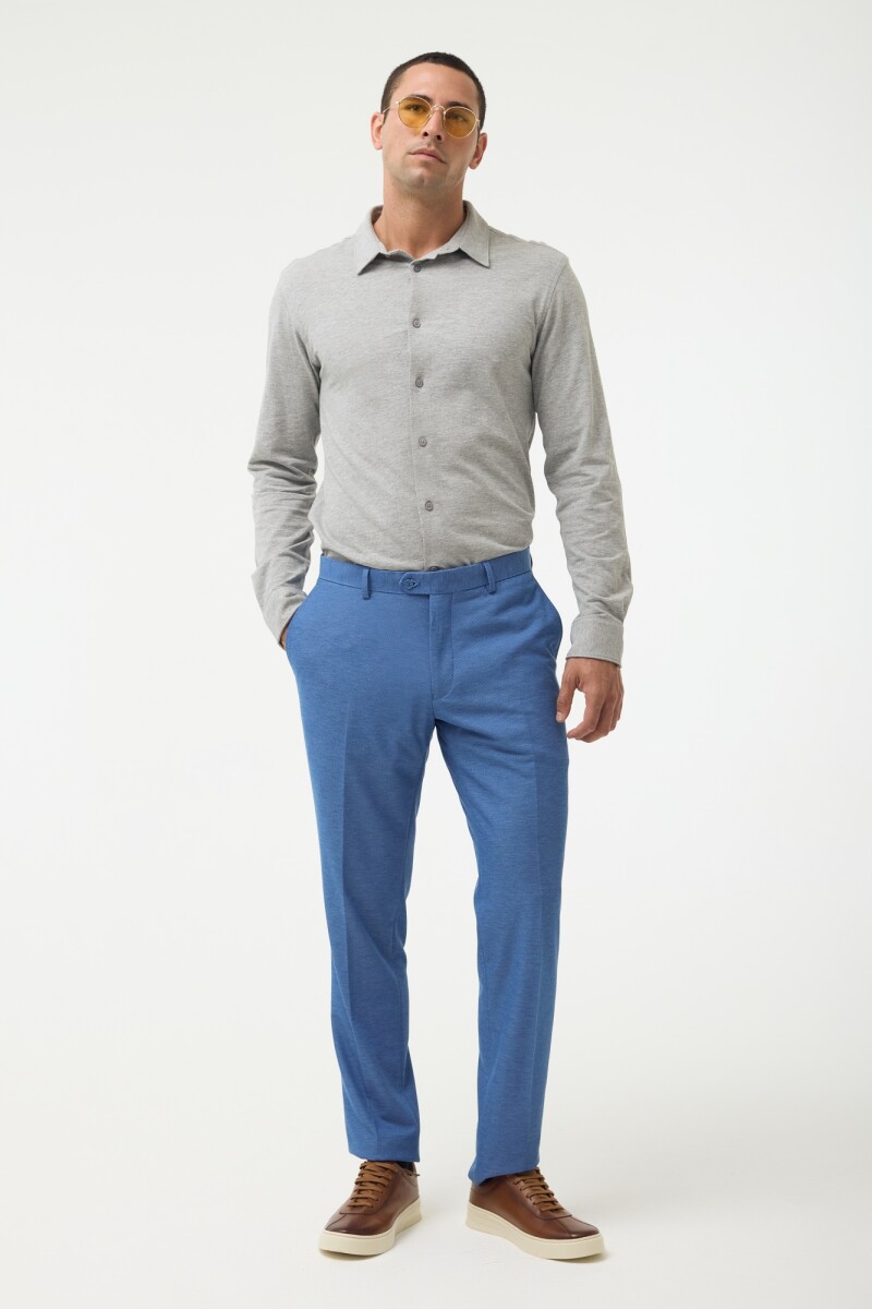 Camisa Pique GRIS CLARO