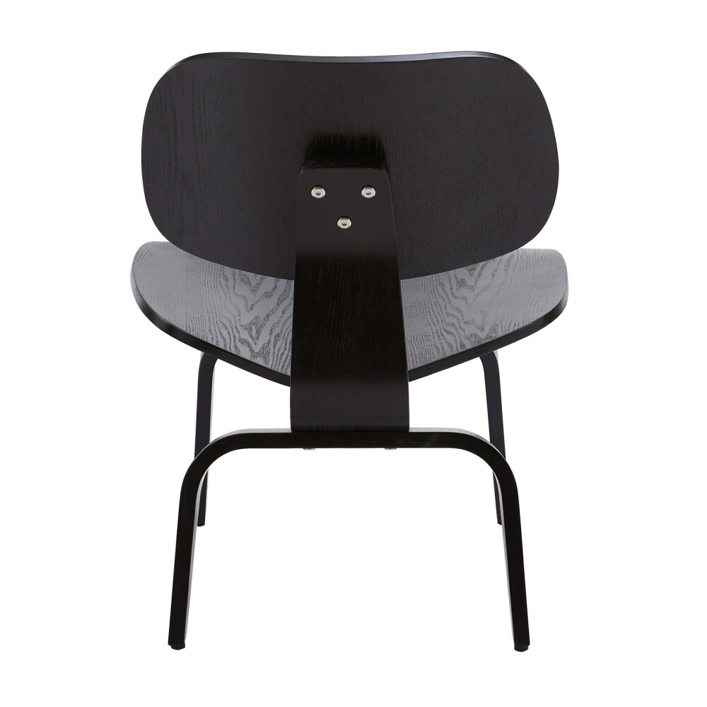 BUTACA LCW MADERA NEGRO ESTILO EAMES