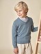 Jersey Cuello Pico Gris