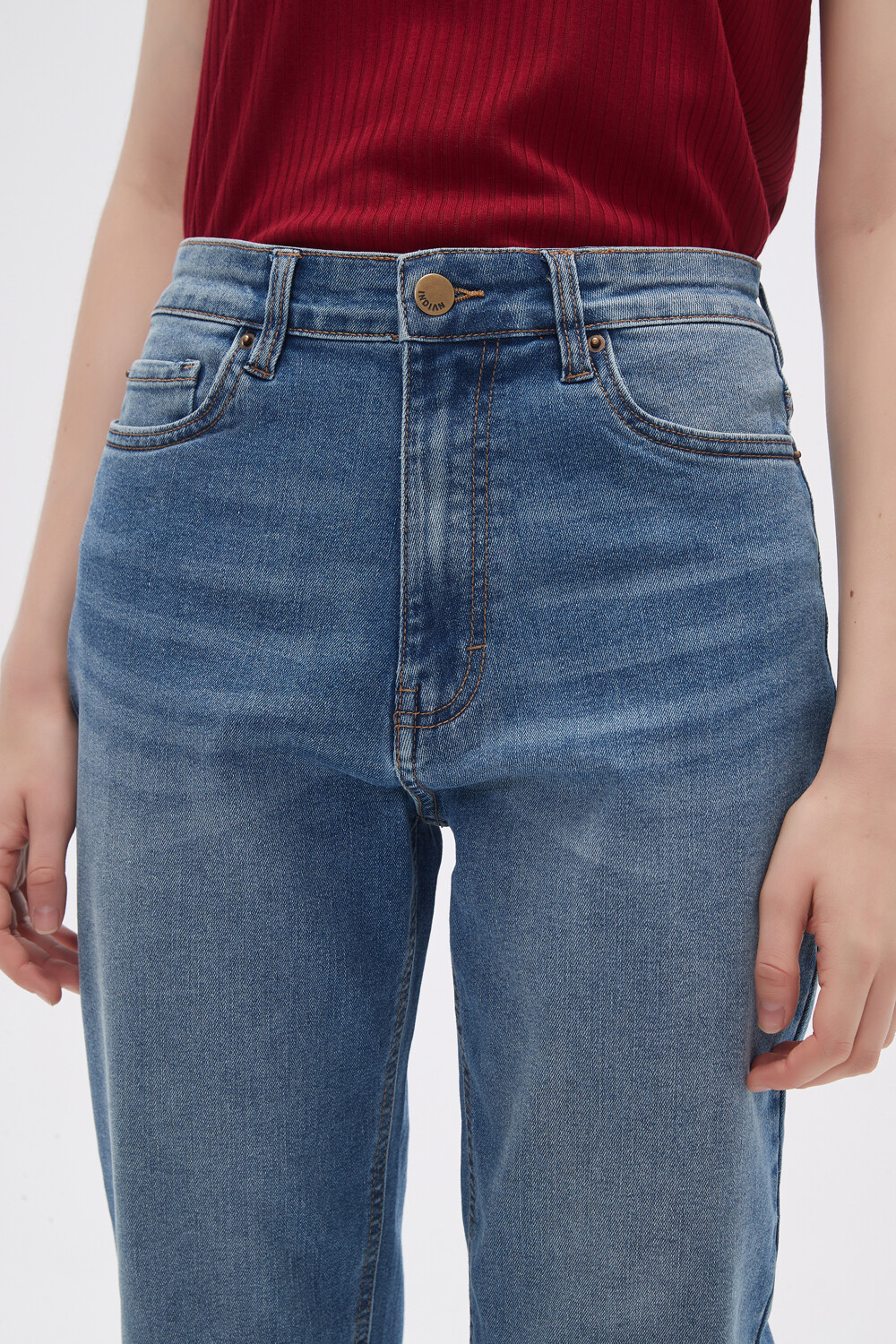 Pantalon Jeaniu Azul