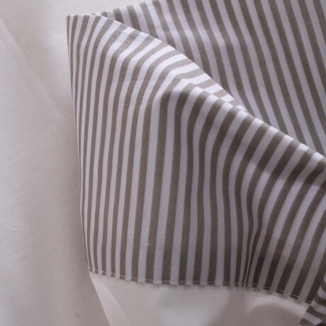 JUEGO DE SABANAS KING ALGODON VERDE STRIPE 200H