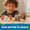 Jungle Pups Paw Patrol Marshall, Skye y elefante
