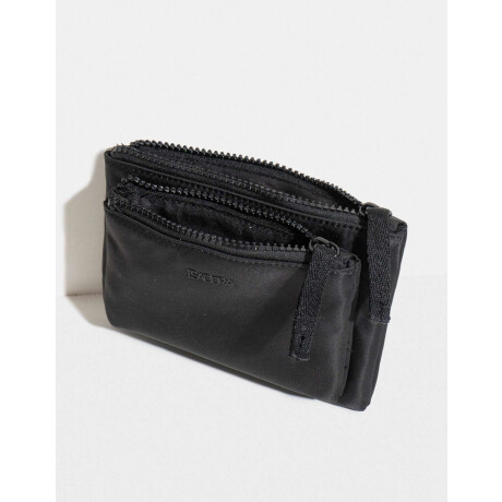 Monedero Con Cierre Negro