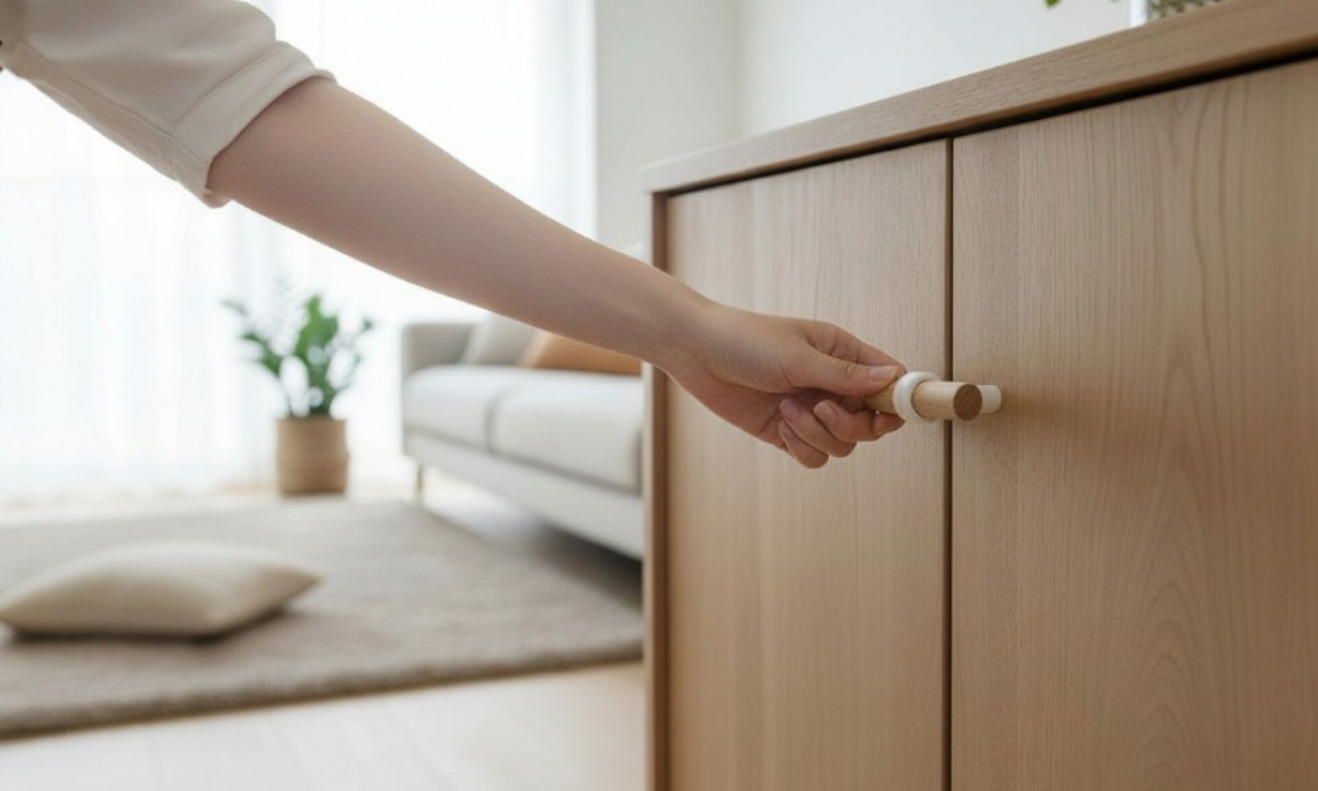 Tirador Pomo Barrita 247 Blanco 