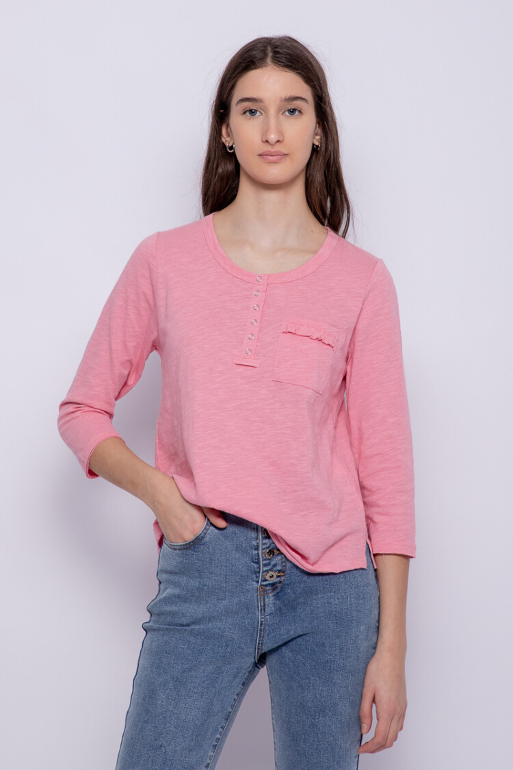 REMERA CALDAS Rosa Cuarzo