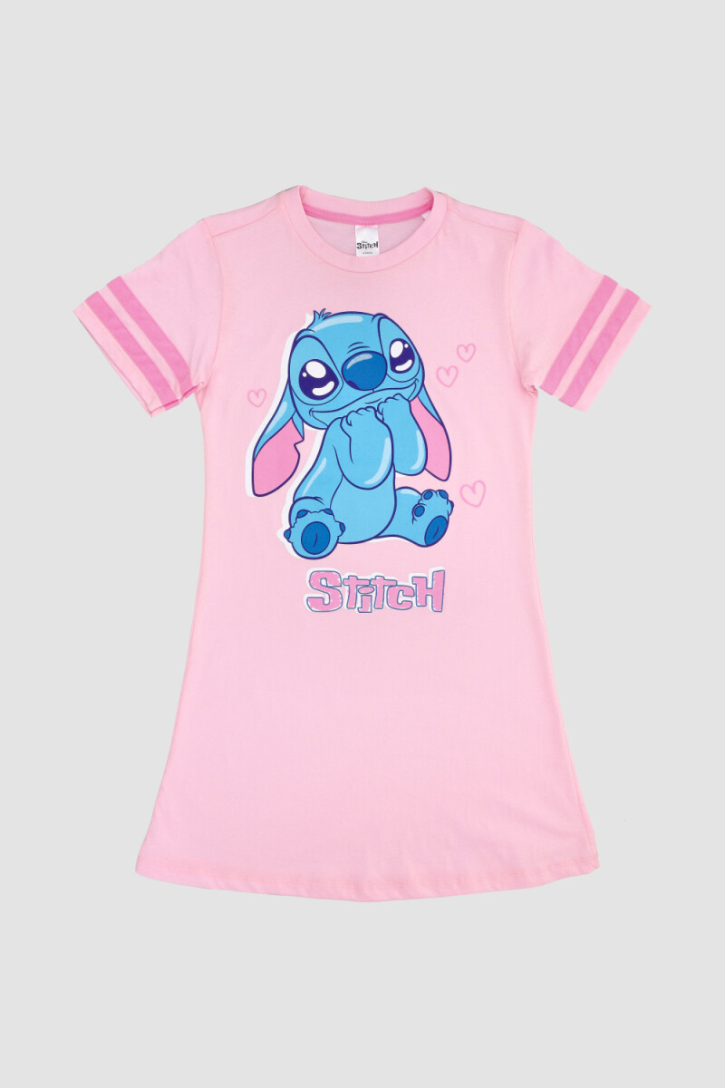 Camison infantil stitch varsity Rosado