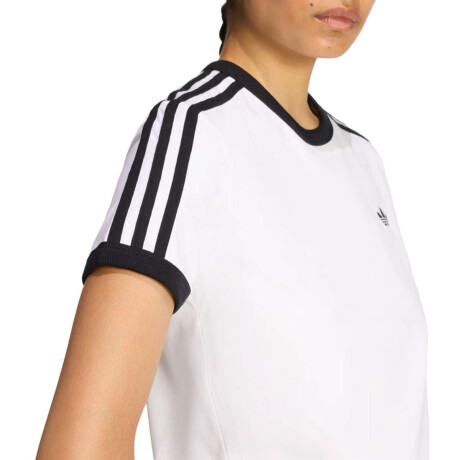 Remera Adidas 3 Stripes Blanco