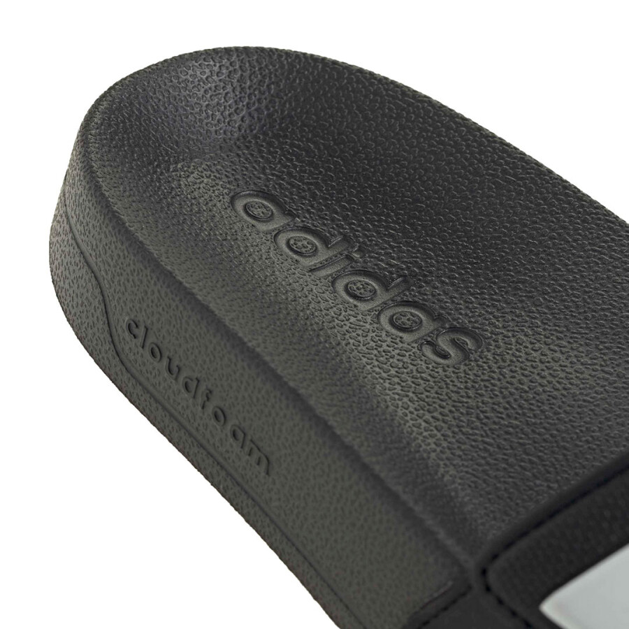 Sandalia Unisex Adidas Adilette Shower Velcro Negro - Blanco