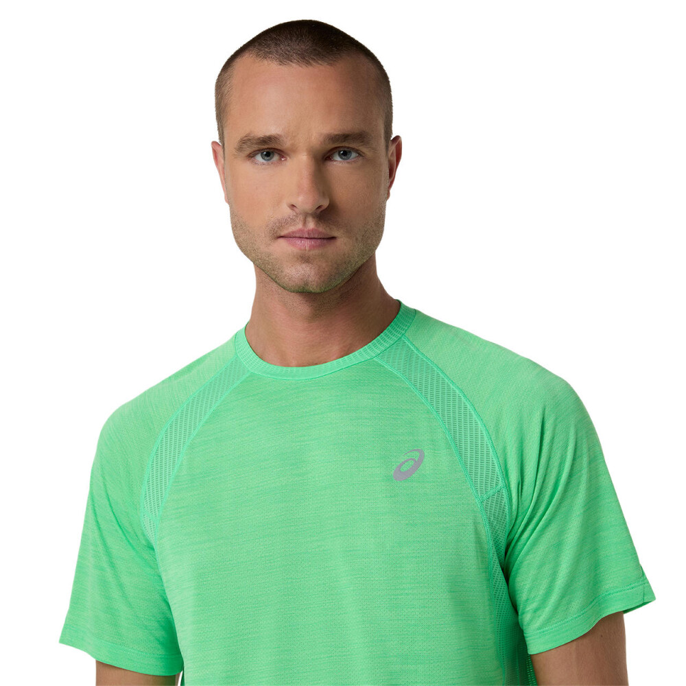 Polo Running Road SS Top Hombre Vital Green