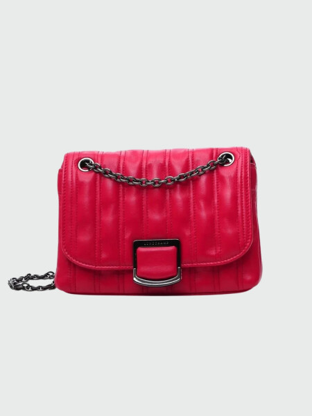 Longchamp -CROSSBODY BRIOCHE S LEATHER Rojo