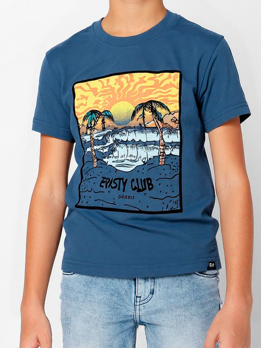 T-SHIRT CRATER TEEN RUSTY - Azul Piedra 
