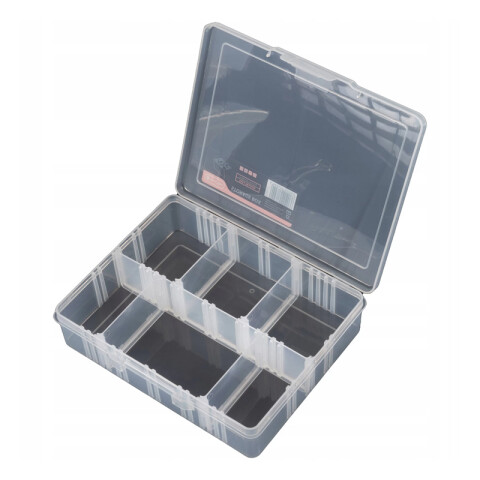 Caja transparente organizadora de 6 divisiones TT0002