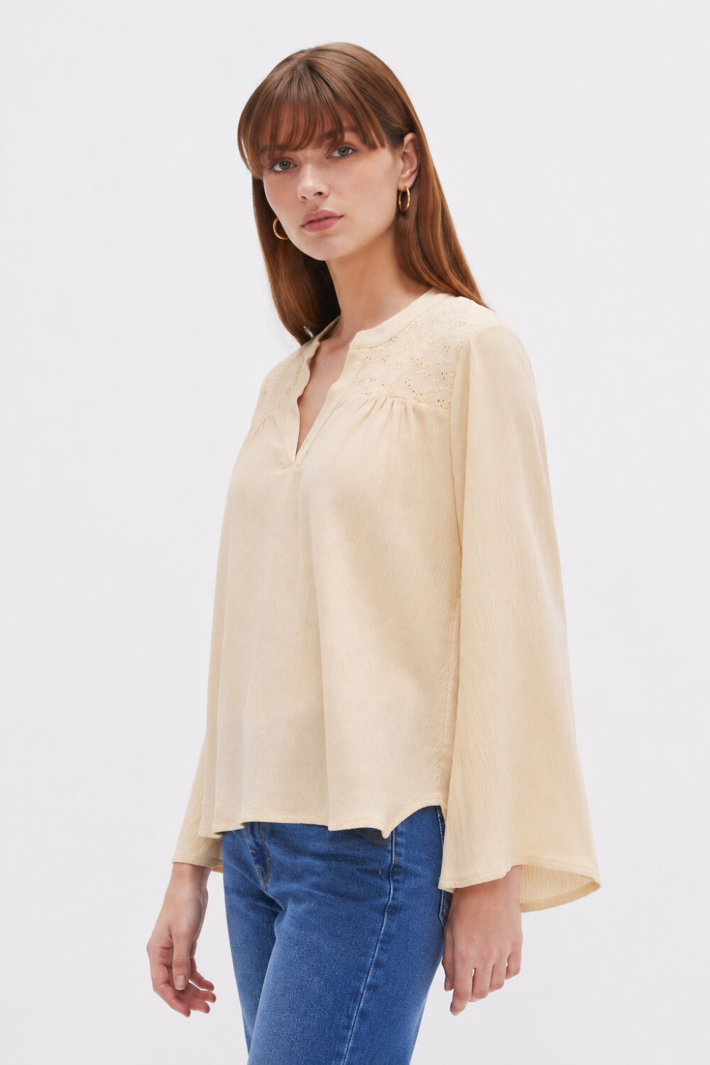 Blusa Bursas Beige
