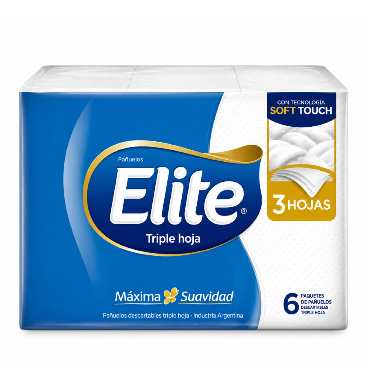 Elite pañuelos Pocket Soft Touch X6 