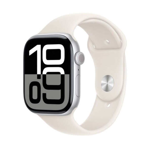 Apple Watch Series 10 46mm Silver Al Starlight SB M/L MWX03LW/A Apple Watch Series 10 46mm Silver Al Starlight SB M/L MWX03LW/A