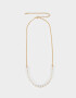 Collares Cortos Con flores Collar Corto Con Flor - Dorado