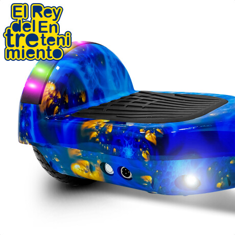 Hoverboard Skate Eléctrico + Control + Silla + Conos Azul