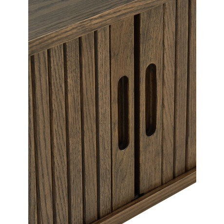 Mueble TV LYNGVIG 160cm 2 puertas persi roble osc Marrón