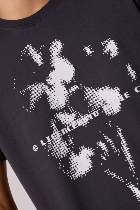 T-SHIRT TIBAN DIXIE Gris Oscuro