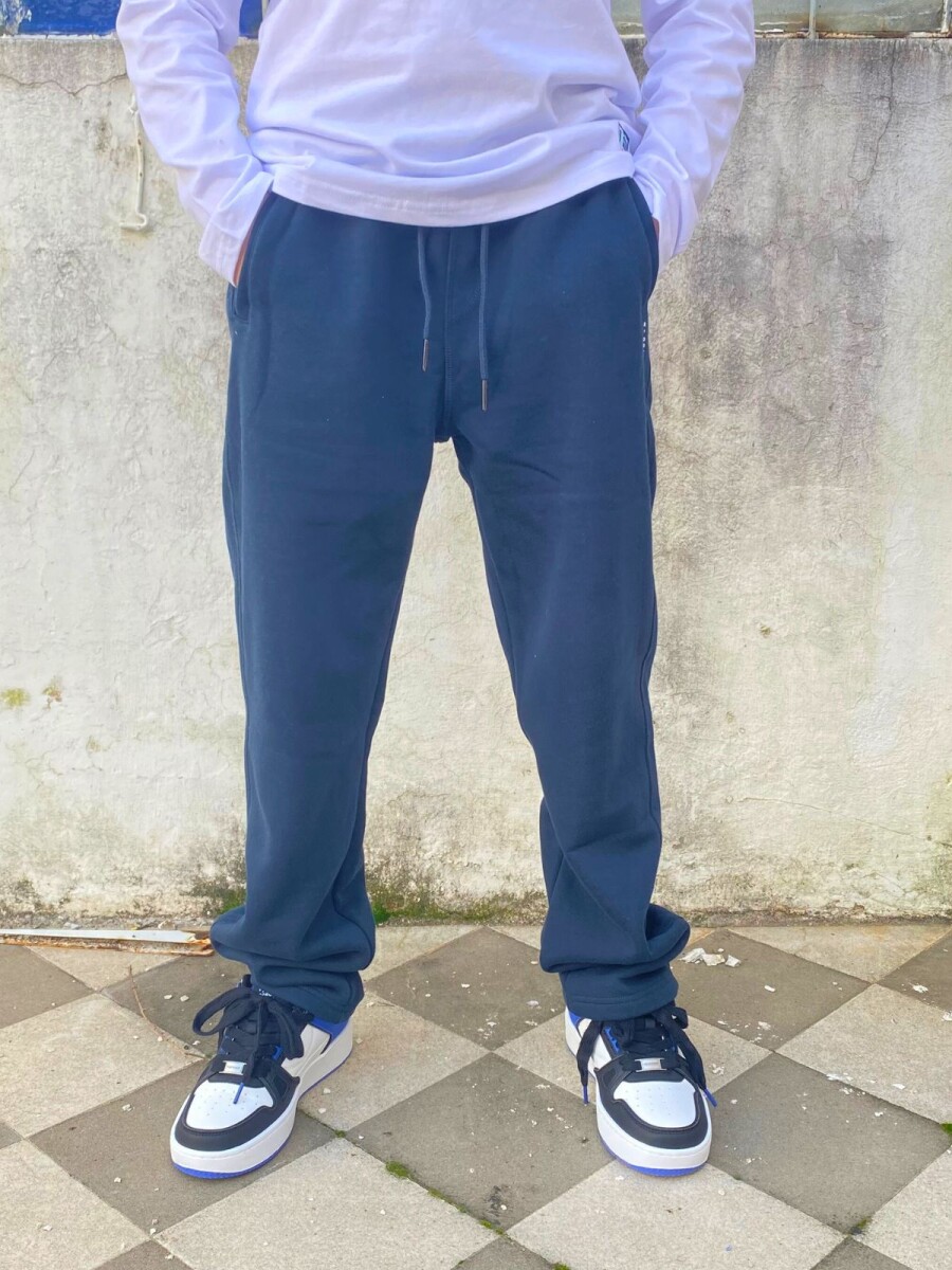Pantalon con felpa N+ - Azul 