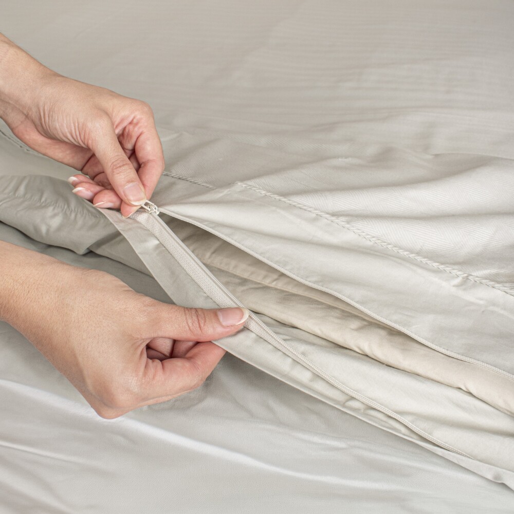 Duvet Finezza Brunello Verde Queen