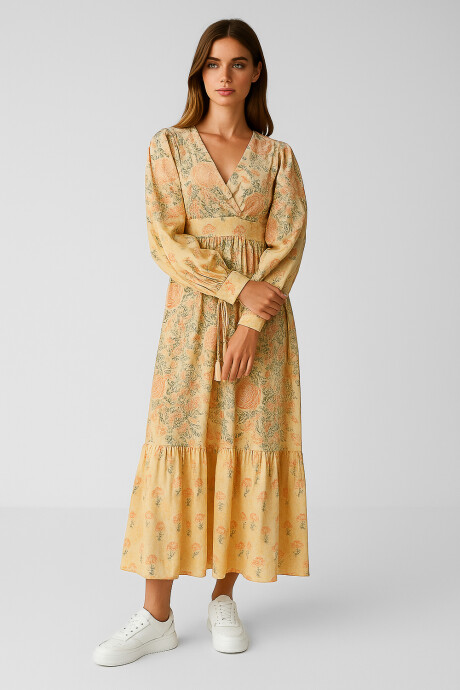 Vestido Una Estampado 1