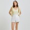 SHORTS FEM BEGE CLARO