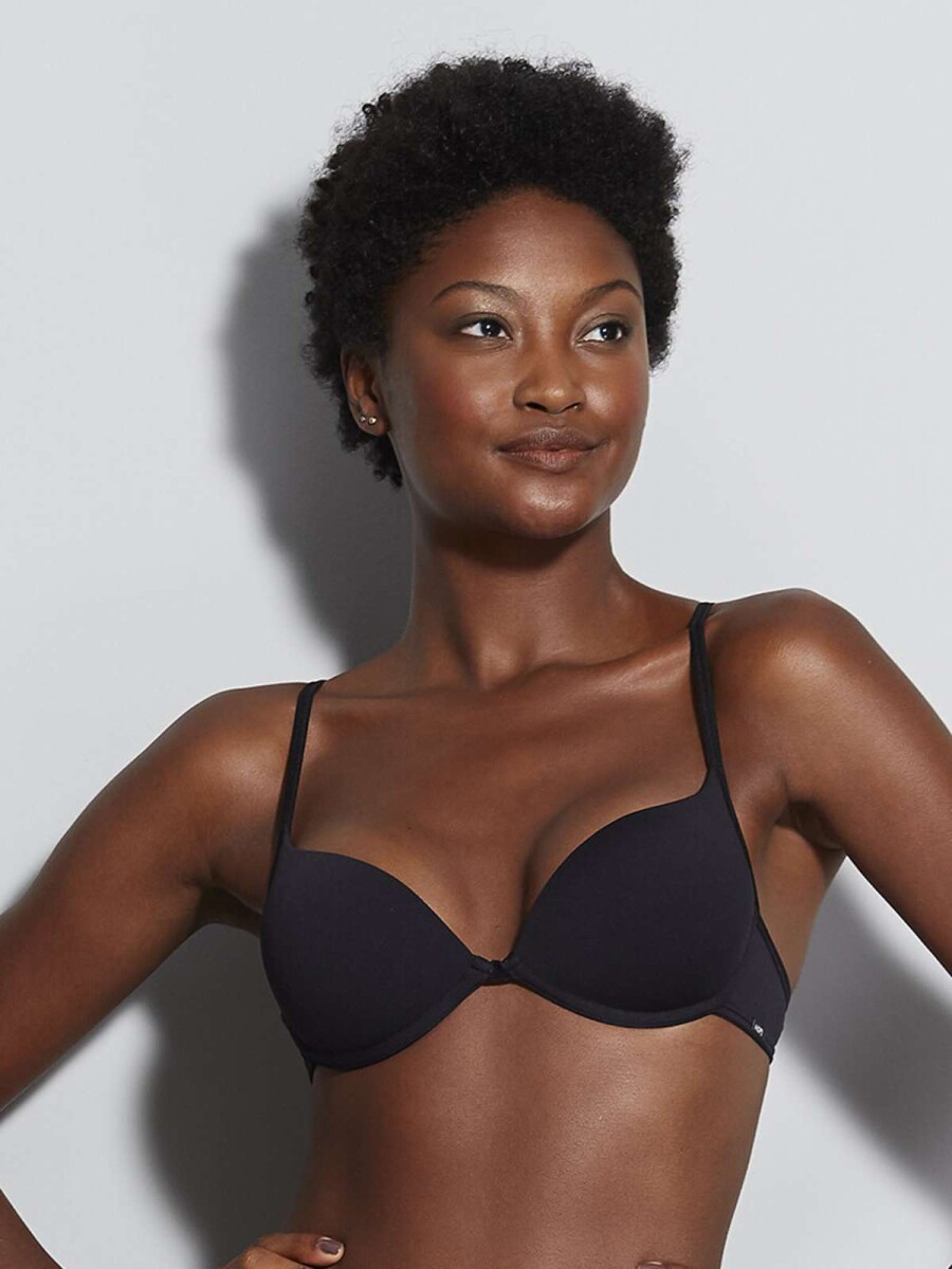 Soutien preformado touch push up - Negro 