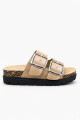 Sandalia Bettina Birky plataforma con hebilla BT101 Marron