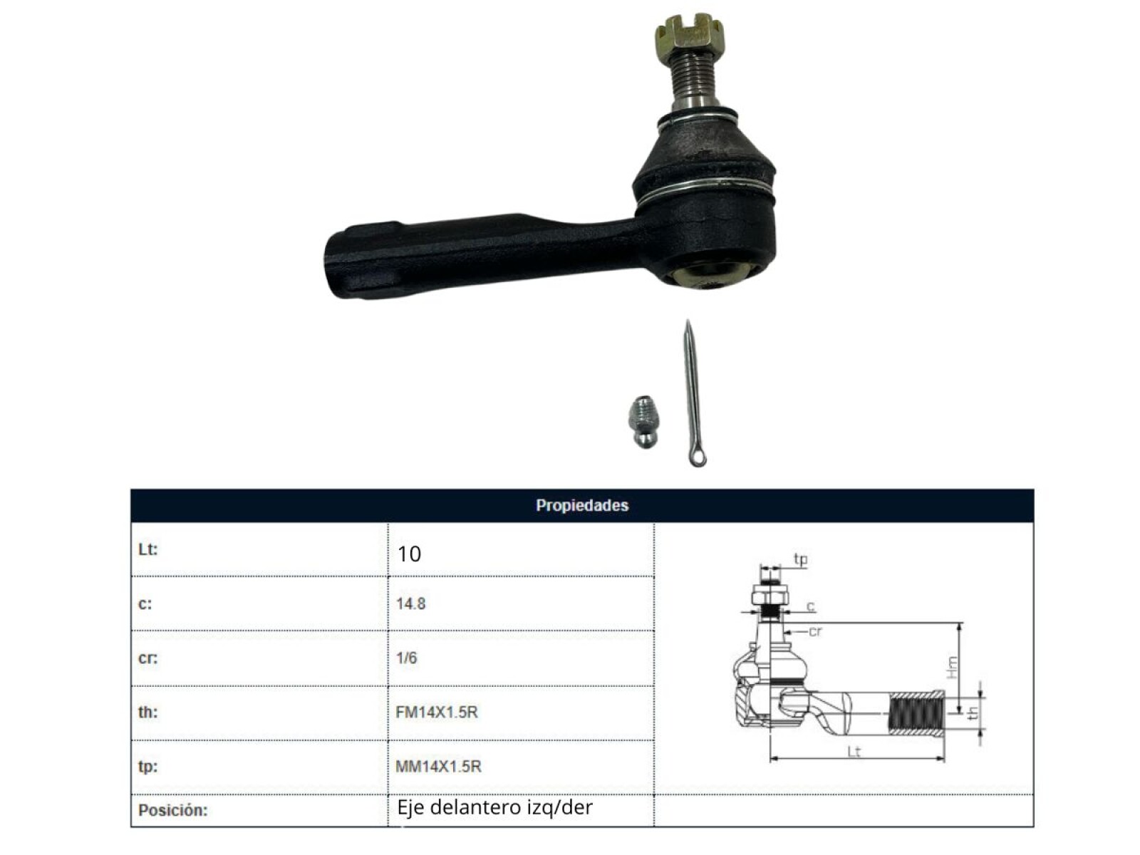 Puntero Nissan Sentra B13/Sentra B14/Sentra B15 82-17 Der/Izq 