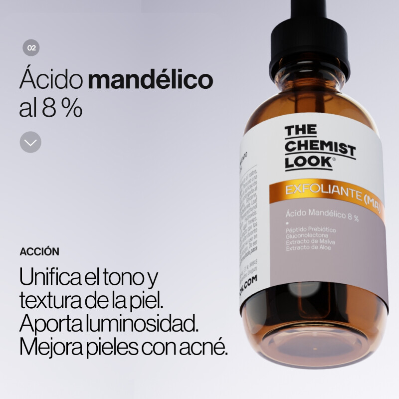 EXFOLIANTE MA SERUM EXFOLIANTE THE CHEMIST LOOK 30 ML EXFOLIANTE MA SERUM EXFOLIANTE THE CHEMIST LOOK 30 ML