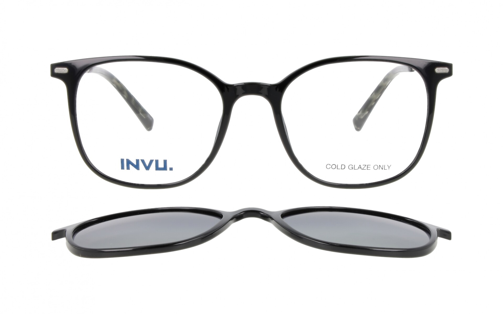 INVU Clip-On 42517A col Black/Silver 