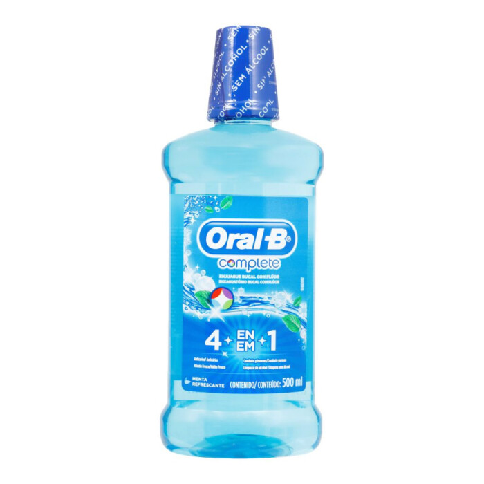 ORAL-B ENJUAGUE COMPLETE 4EN1 500 ML única