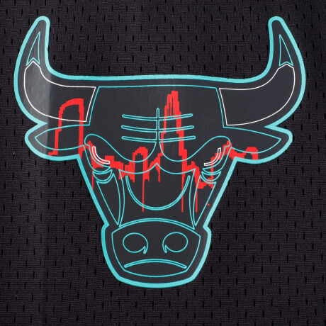 Short All NBA Chicago Bulls Black Red