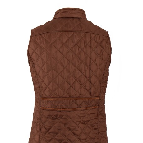Chaleco Capitoneado Dama Chocolate