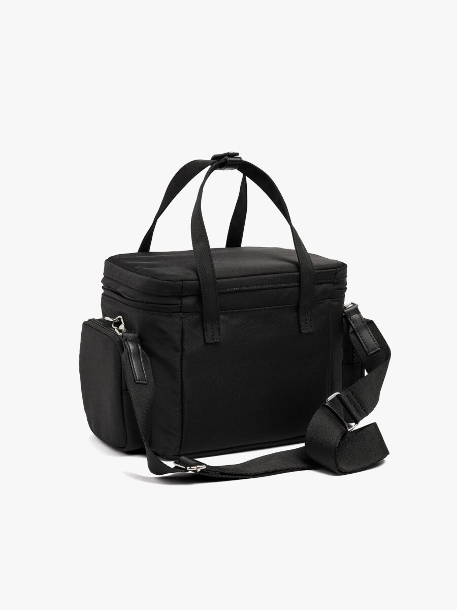 Bolsa Porta-Alimentos Lisa De Nylon negro