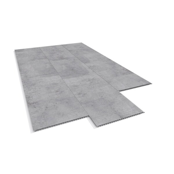 REVESTIMIENTO PVC PARA PARED MODELO CONCRETO 0.25X6 MTS / ESPESOR: 10MM Revestimiento Pvc Para Pared Modelo Concreto 0.25x6 Mts / Espesor: 10mm