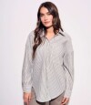 Camisa Rayas Gris