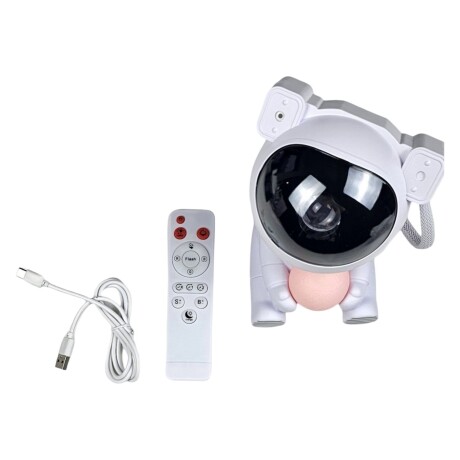 Lampara Led Proyector Astronauta De Estrellas De Galaxia Blanco