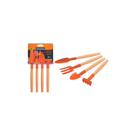 KIT PARA JARDIN 4 PIEZAS TRAMONTINA NARANJA
